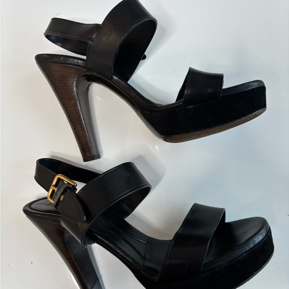 Elegant Black Platform Heels